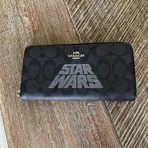 COACH Star Wars Accordion Zip Wallet
